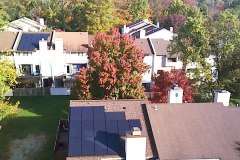 Baltimore Maryland Townhouse Solar Panel Installation